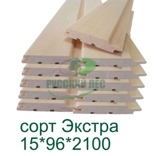 Евровагонка липа сорт Экстра 15*96*2100