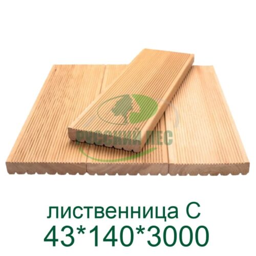 Палубная доска лиственница С 43*140*3000