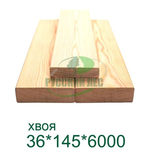 Палубная доска хвоя 36*145*6000