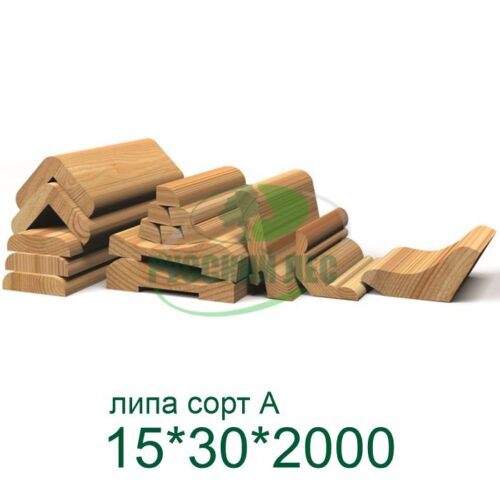 Плинтус липа А 15*30*2000
